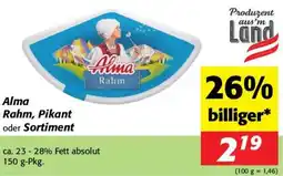 Nah&Frisch Alma Rahm, Pikant oder Sortiment Angebot