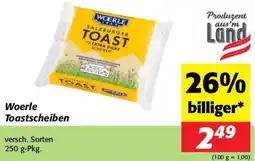 Nah&Frisch Woerle Toastscheiben Angebot