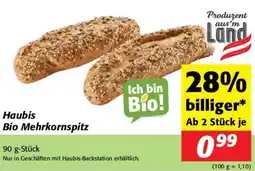Nah&Frisch Haubis Bio Mehrkornspitz Angebot