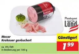 Nah&Frisch Moser Krakauer geräuchert Angebot