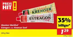 Nah&Frisch Mautner Markhof Estragon oder Kremser Senf Angebot