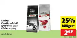 Nah&Frisch Kotányi Paprika edelsüß spezial oder Pfeffer Angebot