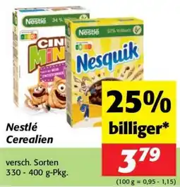Nah&Frisch Nestlé Cerealien Angebot