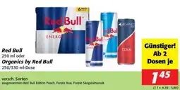 Nah&Frisch Red Bull oder Organics by Red Bull Angebot
