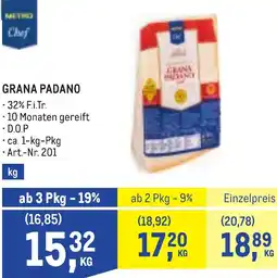 Metro Grana padano Angebot