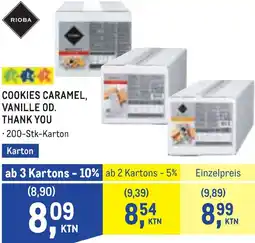 Metro Rioba cookies caramel, vanille od. Angebot