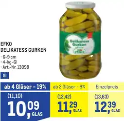 Metro Efko delikatess gurken Angebot