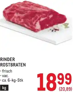 Metro Rinder rostbraten Angebot