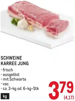 Metro Schweine karree jung Angebot