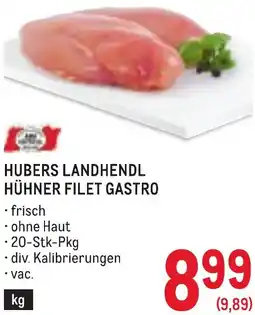 Metro Hubers landhendl hühner filet gastro Angebot