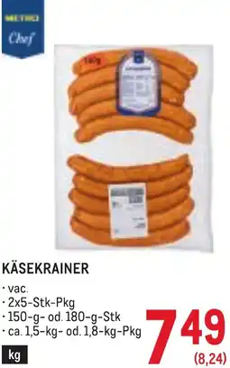 Metro Käsekrainer Angebot