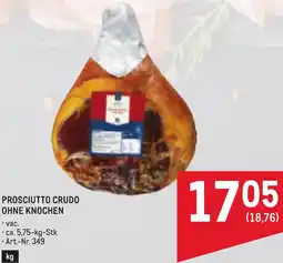 Metro Prosciutto crudo ohne knochen Angebot