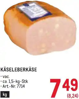 Metro Käseleberkäse Angebot