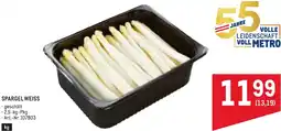 Metro Spargel weiss Angebot