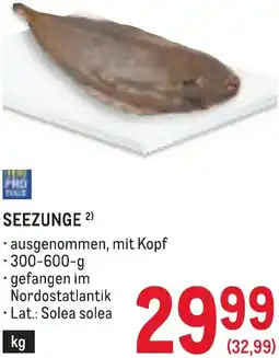 Metro Seezunge Angebot
