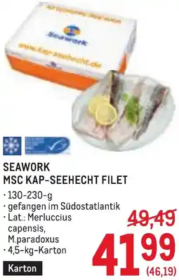 Metro Seawork msc kap-seehecht filet Angebot