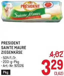Metro President sainte maure ziegenkäse Angebot