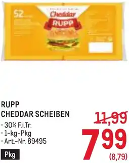 Metro Rupp cheddar scheiben Angebot