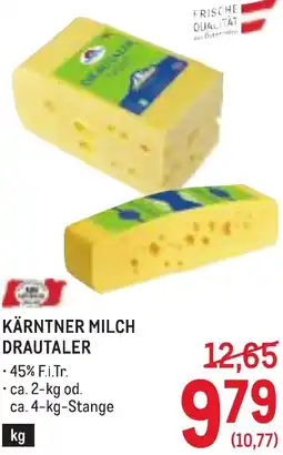Metro Kärntner milch drautaler Angebot