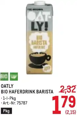 Metro Oatly bio haferdrink barista Angebot