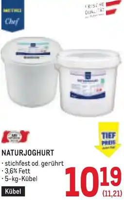 Metro Naturjoghurt Angebot