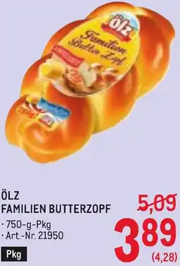 Metro Ölz familien butterzopf Angebot