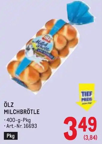 Metro Ölz milchbrötle Angebot