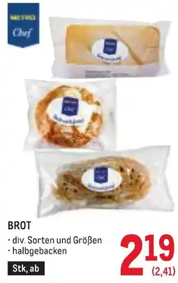Metro Brot Angebot