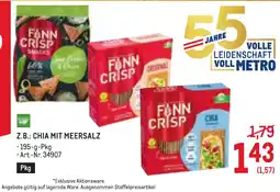 Metro Chia mit meersalz Angebot