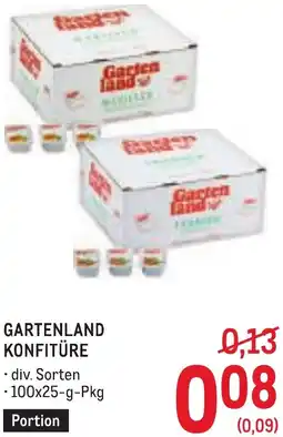 Metro Gartenland konfitüre Angebot