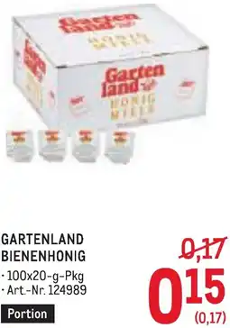Metro Gartenland bienenhonig Angebot