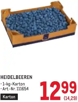 Metro Heidelbeeren Angebot