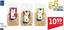 Metro Müsli Angebot