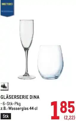 Metro Gläserserie dina Angebot
