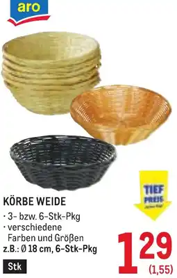 Metro Körbe weide Angebot