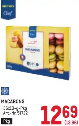 Metro Macarons Angebot