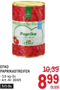 Metro Efko paprikastreifen Angebot
