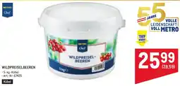 Metro Wildpreiselbeeren Angebot