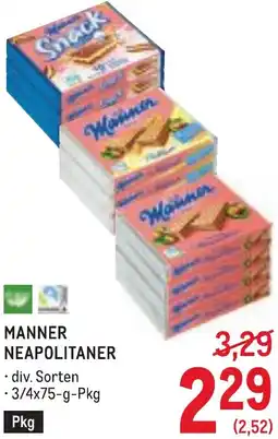Metro Manner neapolitaner Angebot
