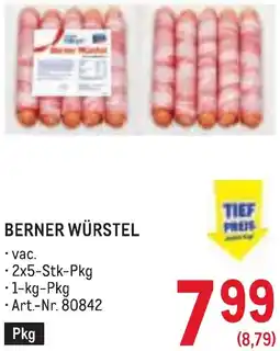 Metro Berner würstel Angebot