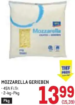 Metro Mozzarella gerieben Angebot