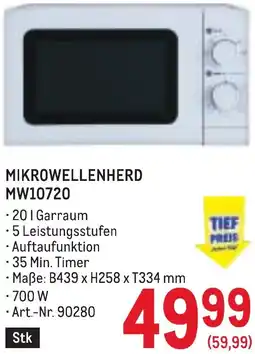 Metro Mikrowellenherd Angebot