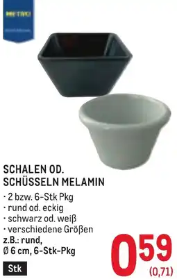 Metro Schalen od. schüsseln melamin Angebot