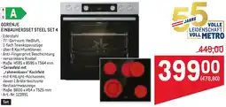 Metro Gorenje einbauherdset steel Angebot
