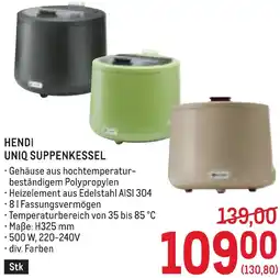 Metro Hendi uniq suppenkessel Angebot