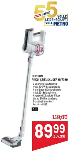 Metro Severin akku-stielsauger Angebot