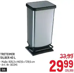 Metro Treteimer silber Angebot