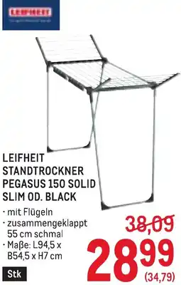 Metro Leifheit standtrockner pegasus Angebot