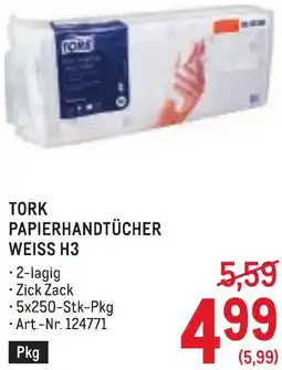 Metro Tork papierhandtücher Angebot