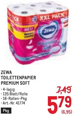 Metro Zewa toilettenpapier Angebot